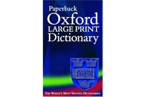 Paperback Oxford Large Print Dictionary