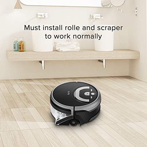 ILIFE Shinebot W400 Floor Washing Scrubbing Robot, Dual 0.9L Water Tank - Thumbnail 4