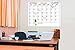 Halter Dry Erase Wall Calendar with 10 Markers / Eraser / Thumbtacks - 36