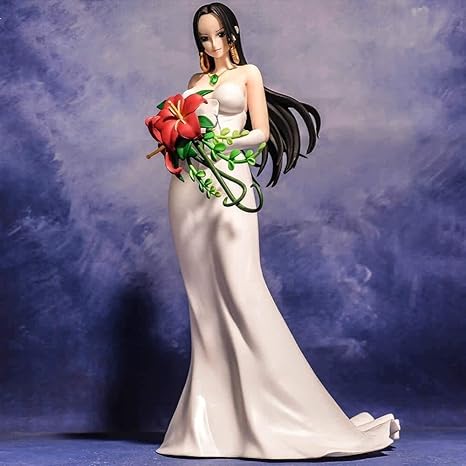 Amazon Co Jp One Pieceアニメ図のウェディングドレスボア ハンコック模型玩具装飾pvcスタチュー置物ベスト箱入りギフト Gflnb ホーム キッチン