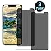 Revontulij Privacy Screen Protectors for iPhone XS/X/iPhone11 Pro [5.8 Inch] [2Pack] Tempered Glass Privacy Screen Protectors Compatible with iPhone Xs/X iPhone 11 Pro [9H Hardness] [No Bubble]
