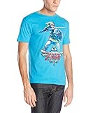 Nintendo Men's Skyward Link T-Shirt, Turquoise Heather, Small