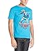 Nintendo Men's Skyward Link T-Shirt, Turquoise Heather, Small
