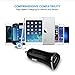 Tikono Quick Charge 3.0 24W USB Car Charger, PowerDrive+ 1 for Galaxy S7 / S6 / Edge / Plus, Note 5 / 4 and PowerIQ for iPhone 7 / 6s / Plus, iPad Pro / Air 2 / mini, LG, Nexus, HTC and More (Black)