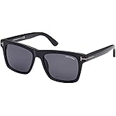 Tom Ford BUCKEY-02 FT 0906-N Shiny Black/Grey 56/17/145 men Sunglasses