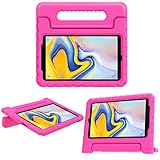 MoKo Case for Samsung Galaxy Tab A 8.0 2018 SM-T387, EVA Kids Shock Proof Convertible Handle Light Weight Protective Cover Compatible with Samsung Galaxy Tab A 8.0 Inch 2018 Release Tablet - Magenta