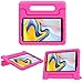 MoKo Case for Samsung Galaxy Tab A 8.0 2018 SM-T387, EVA Kids Shock Proof Convertible Handle Light Weight Protective Cover Compatible with Samsung Galaxy Tab A 8.0 Inch 2018 Release Tablet - Magenta