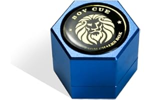 YEUEK TAOM Hexagon Magnetic Chalk Holder,Portable Pool Cue Chalk Holder for Predator Chalk,Silent Chalk Holder Pool Billiards,Pool Cue Chalk Case for Hexagon Round Billiards Pool Table Accessories