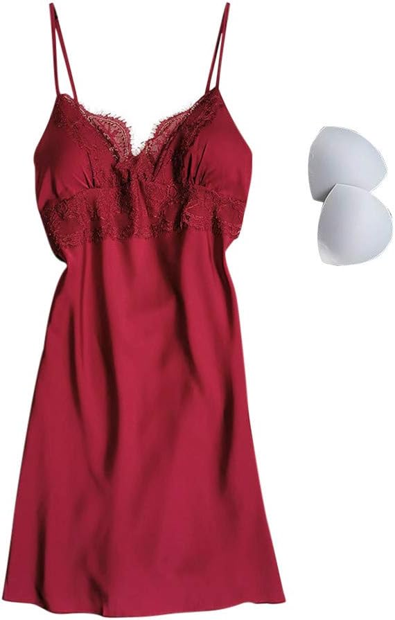 Feytuo Women's Sexy Sling Pajamas,Sale Summer Fashion Comfort Lace Nightdress Lingerie Sleepwear Sexy Top Best Gift for Girlfriend