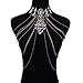 Holylove 2 Color Women Statement Body Chain, Body Jewelry Neckalce for Women Novelty Costume Fashion Jewelry 1 pc with Gift Box