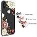 iPhone Xs Max Case, iPhone Xs Max Case with Flowers, Ueokeird Slim Shockproof Clear Floral Pattern Soft Flexible TPU Back Phone Cove for Apple iPhone Xs Max 6.5 inch (2018) (Blossom Flower)