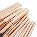 amoore Makeup Brushes 12pcs Makeup Brush set Makeup Brush with Case Foundation Brush Powder Brush