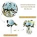 Silk Rose Blue 10 Heads SOLEDI Artificial Flower French Rose Fake for Bridal Bouquet Wedding Living Room Table Home Garden Decoration