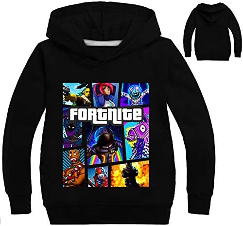 Abel Mall Fortnite Hoodie Hooded Sweatshirt for Kids,Boys,Girls and Youth
