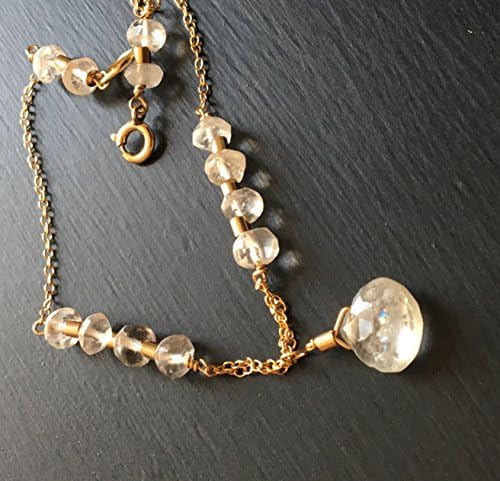 Moonstone Bracelet in Gold Filled Chain