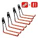 Garage Storage Utility Hooks,Wall Mount&Heavy Duty Garage Hanger & Organizer to Handle Ladder, Hold Chairs,with Premium Steel to Hang Heavy Tools for Up to 55lbs(set of 4)