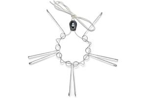 Display Buddie Adjustable Wall Plate Hanger - for Oval Square Round Rectangle Wall Display - Steel - Silicone Hooks - XL Fits