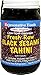 Fresh Raw Organic Black Sesame Tahini Low-Temp-Ground Rejuvenative Foods Pure Seed Butter Artisan-Ayurvedic-Vegan In-Glass Vitamin-Protein-Antioxidant-Mineral-Nutrition USDA-Certified-Organic-16oz