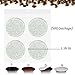 IreVoor 500 Pcs Espresso Lids Self Adhesive Lid For Nespresso Compatible Capsules Foil Seals: Fill Your Own Capsules with Our Sticker Lids
