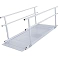 Silver Spring 10' L x 36" W Lightweight Aluminum Access Ramp with Handrails for Wheelchairs, Mobility Scooters, Rollators, Walkers - 850 lb. Capacity, ADA Up to 20" Rise
