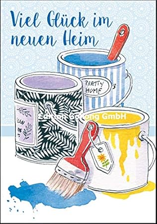 Gluckwunschkarte Zum Einzug Ins Neue Heim Haus Wohnung Viel