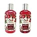 Spa Gift Basket - Bath and Body Set for Women/Girls - Pomegranate Fragrance, Bath Gift Basket Includes Shower Gel, Bubble Bath, Body Lotion, Bath Salt and Bath Puff