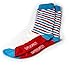 DapperGanger Men Socks Colorful Happy Funny Crazy Fun Dress Cool Barber Pack Set