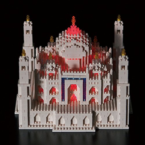 Nanoblock Taj Mahal Deluxe Building Set (2210 Piece)