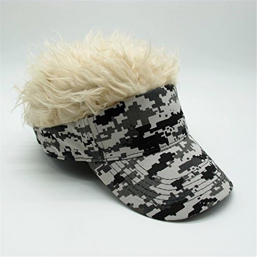 ZGZY Adjustable Knitted wig Peaked cap Hat casquette Hat Knit Hat Baseball cap Knit Halloween Hip Hop Hat Windproof Funny for Men & Women Tentacle Crochet hat Knit Skull Cap C3 (2)