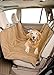 Pet Travel Hammock Dog Car Seat Cover-Microvelvet Sand