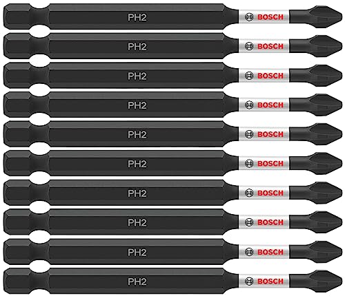 BOSCH ITPH235B 10-Pack 3-1/2 In. Phillips #2 Impact