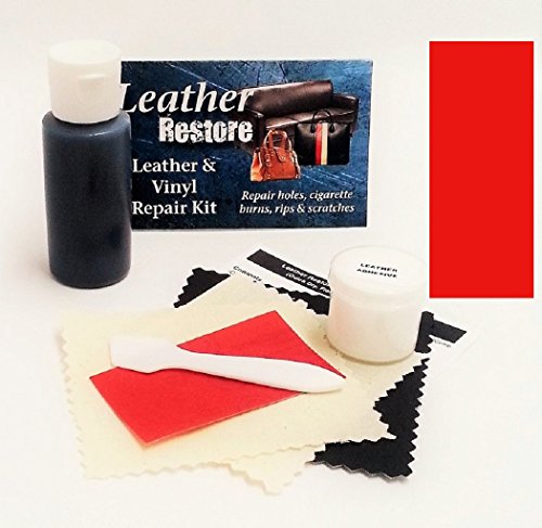Leather Repair Kit with READY TO USE Color, RED