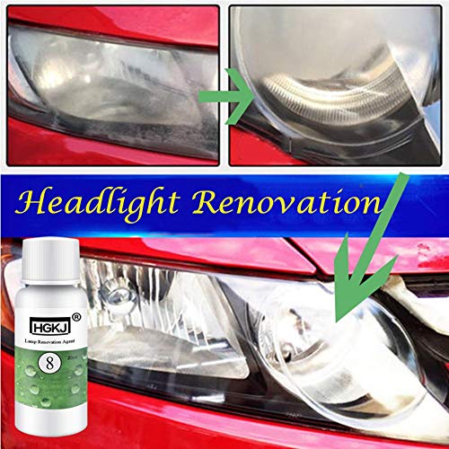 Bulary Car Headlight Repair Refurbishment Fluid, Car Polishing Care Hydrophobic Repair Agent Refurbished - Thumbnail 2