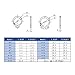 Hilitchi 300-Pcs [15-SIZE] External Circlip Snap Retaining Clip Ring Assortment Set - 304 Stainless Steel