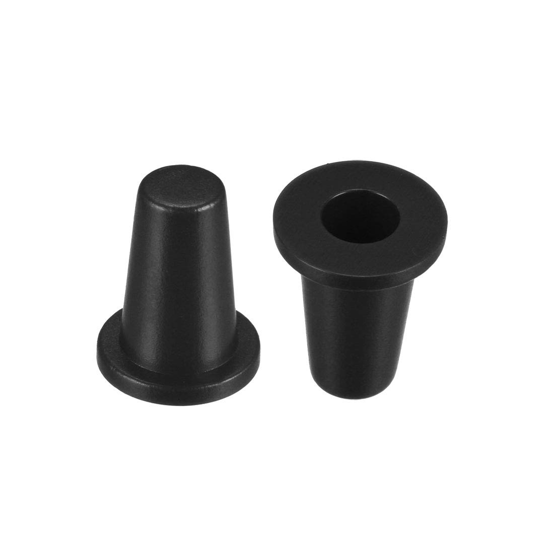 sourcing map 20pcs Tactile Push Button Switch Caps 3.5mm Hole Dia for 6x6mm Micro Tactile Switch Black