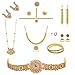 Khushi Purchase Women's Bharatanatyam Full Set (10 Items) Multi-Colour