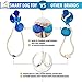 Smart Dog Suction Cup Dog Toy, Self-Playing Tug of War Dog Toy with Chew Rubber Ball, Dog Rope Toys for Aggressive Chewers, Interactive Pet Tug Toy for Boredom, Indestructible Bite Toy Teething (Red)