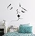 1MATCH Kiss Wall Murals for Living Room Bedroom Sofa Backdrop Tv Wall Background, Originality Stickers Gift, DIY Wall Decal Wall Decor Wall Decorations
