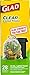 Glad Trash Bags, Clear Recycling Drawstring Large Garbage Bags, Clear, 30 Gallon, 28 Count