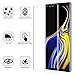 LK 2 Pack Screen Protector Compatible with Samsung Galaxy Note 9, New Version, Full Coverage Case Friendly, HD Transparent, Bubble Free-NW613