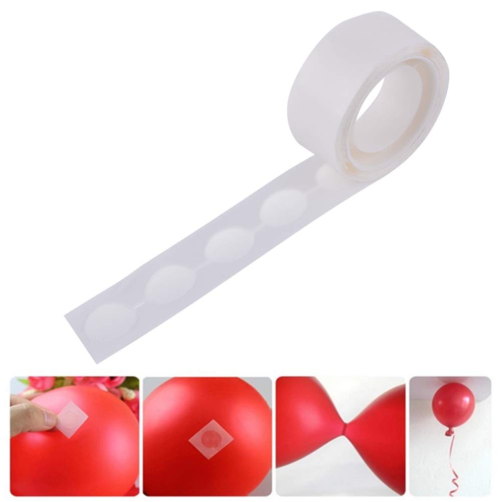 Hivexagon 100pcs Balloons Glue Dots,DoubleSide Adhesive Glue Points