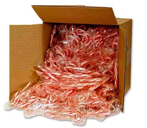 Bobs Red & White Mini Candy Canes WITH REAL PEPPERMINT - BULK PACK OVER 500 CANDY CANES