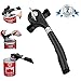 Can Opener, Stainless Steel Manual Can Bottle Opener with Smooth Edge, Handheld Bottle Tin Opener, Food Grade Heavy Duty with Anti-slip Hand Grip