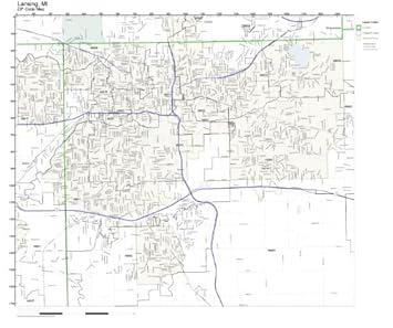 Map Of Zip Codes For Lansing Michigan Map Of Zip Codes For Lansing Michigan