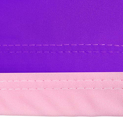 Qualtiy Yes QY 2Pack Superior Polyester Cloth Fabric Bathing Cap Swimming Caps Swimming Hats for Water Sports, Purple & Pink Color - Thumbnail 5