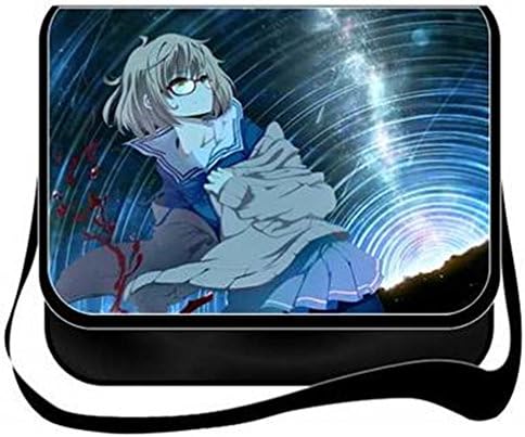 Bootores Kyoukai no Kanata Pattern Canvas Messenger Bag Shoulder School Bags -11
