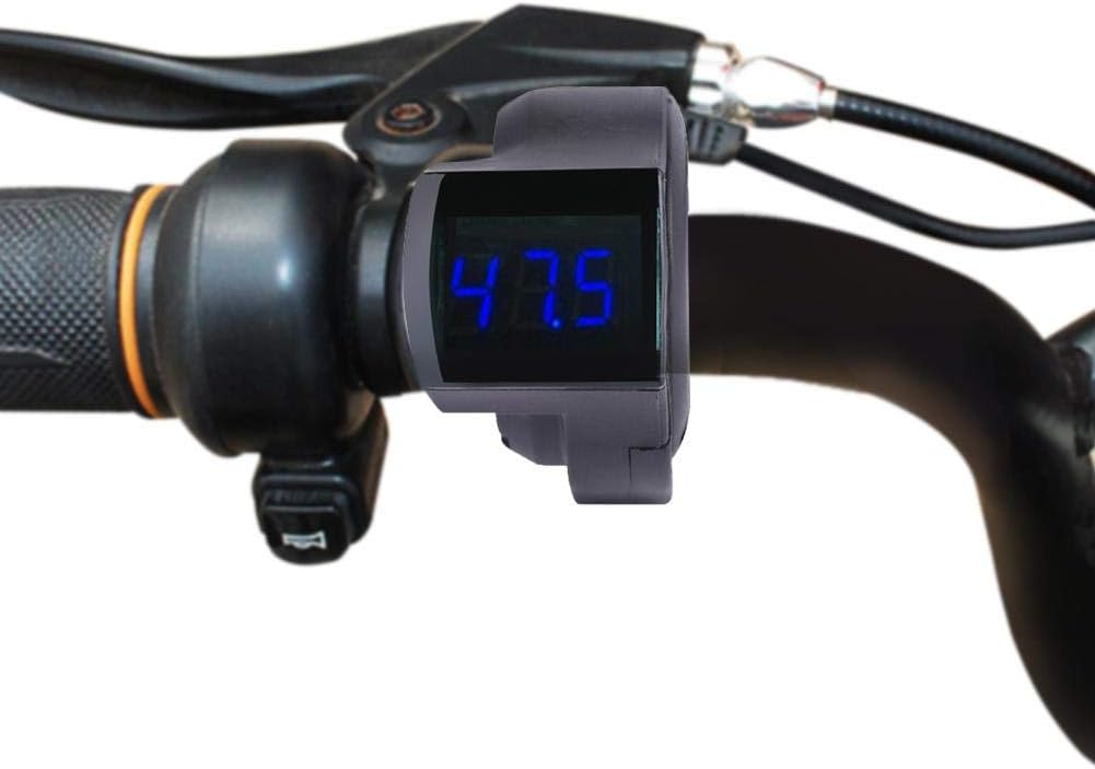 VGEBY Ebike Voltmeter, Thumb Throttle Shifter Voltmeter with Voltage Display for Scooter