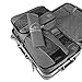 5pc Packing Cubes Set Large Travel Luggage Organizer 4 Cubes 1 Laundry Pouch Bag (Gray)