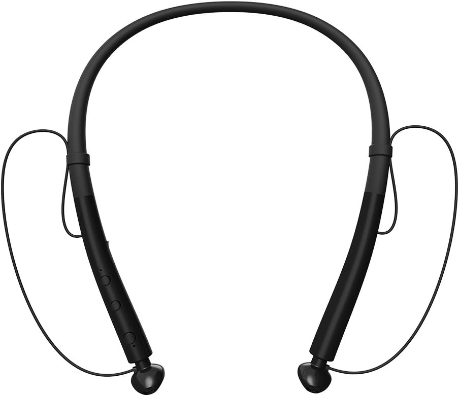 Bluetooth Headphones Wireless Headset Stereo Neckband Sport Earbuds with Mic (15 Hours Play Time, Bluetooth 4.1, Sweatproof) - [Upgraded Version of Q14] (Black)