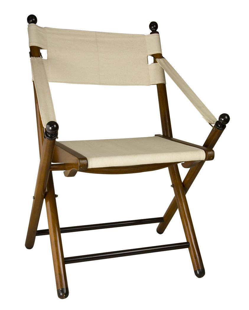 Amazon Com Campaign Folding Chair 36 Wooden Portable British